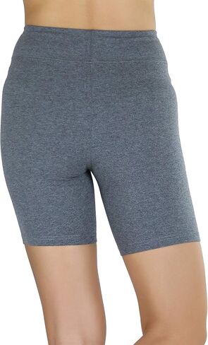 ToBeInStyle Women's Cotton-Spandex Blend 15" Outseam Shorts in Saudi Arabia