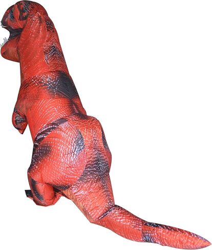 SYNCFUN Inflatable Costume Tyrannosaurus Rex T-Rex Dinosaur Air Blow-up Deluxe Halloween Costume - Adult Size in Saudi Arabia