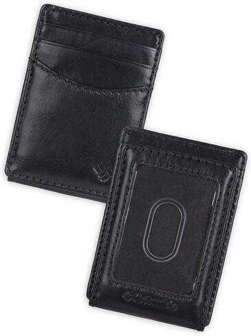 Columbia Men's Leather Front Pocket Wallet Card Holder for Travel in Kuwait