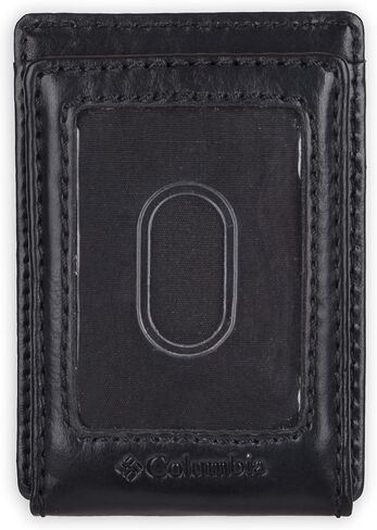 Columbia Men's Leather Front Pocket Wallet Card Holder for Travel in Kuwait