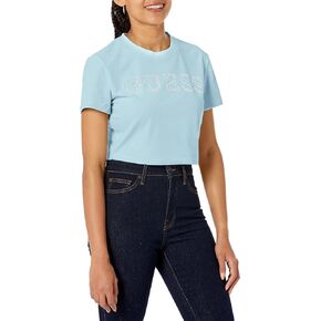 GUESS Women's Couture Crop Tee