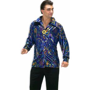 Forum Novelties Men's 70's Disco Dynamite Dude Costume Shirt