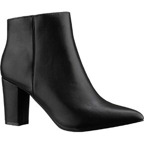 ILLUDE Women's Fashion Ankle Boots Comfortable Chunky Block Heel Pointed Toe Booties