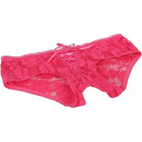 ملابس داخلية نسائية من الدانتيل من Ohyeahlady ملابس داخلية مثيرة بدون حمالات مقاس كبير سراويل داخلية محببة ثونج جي سترينج in Kuwait