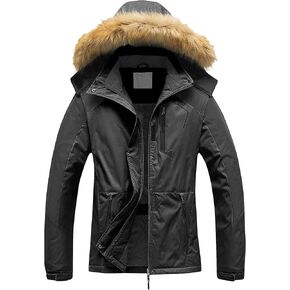 Pursky Women's Waterproof Ski Jacket Winter Snow Coats Fur Hooded Raincoat Parka in Kuwait