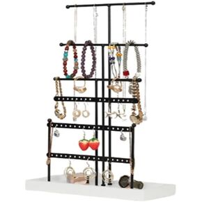 Aphse Jewelry Organizer Stand, 6 Tier Hanging Necklace Holder,Earring Organizer,Jewelry Tower Tree for Necklaces, Earrings, Bracelets, Rings in Kuwait