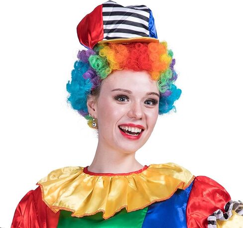 Megartico المهرج النساء الكبار حلي تأثيري البدلة أزياء الهالوين المهرج in Kuwait