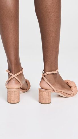 صندل Avril نسائي من Loeffler Randall بكعب منخفض مع جديلة in Kuwait