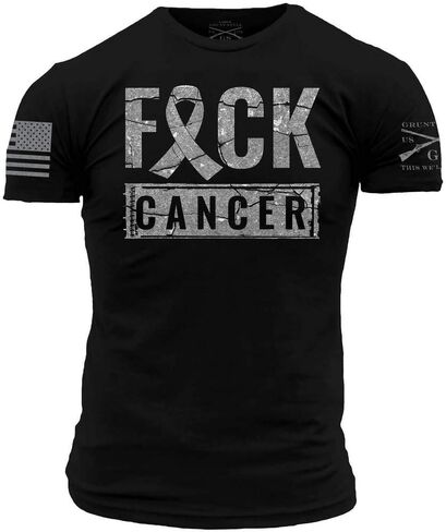 Grunt Style Cancer Throwback Men's T-Shirt in Saudi Arabia