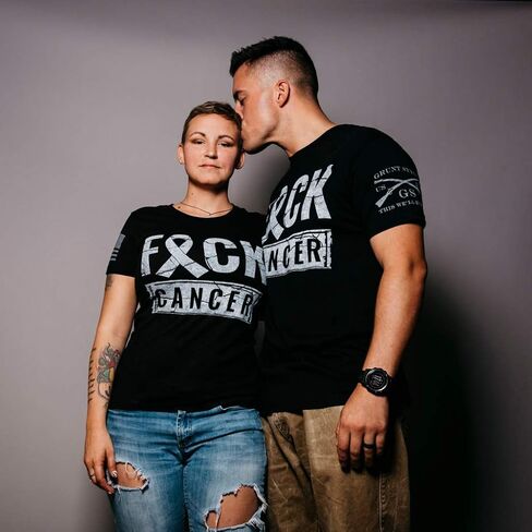Grunt Style Cancer Throwback Men's T-Shirt in Saudi Arabia