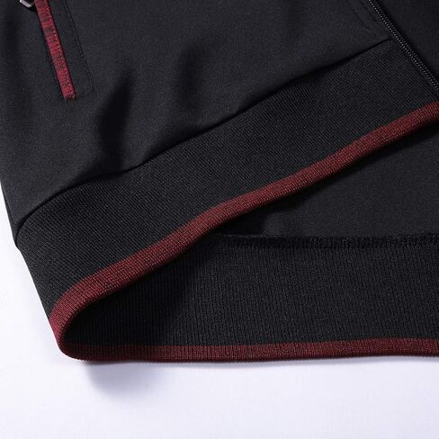 Men's Casual Tracksuit Long Sleeve Sweatsuit Athletic Set Full Zip Running Jogging Sports Jacket and Pants in Kuwait