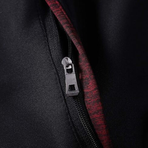 Men's Casual Tracksuit Long Sleeve Sweatsuit Athletic Set Full Zip Running Jogging Sports Jacket and Pants in Kuwait