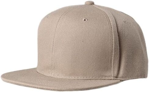Boolavard Classic Snapback Hat Cap Hip Hop Style Flat Bill Blank Solid Color Adjustable Size in Saudi Arabia