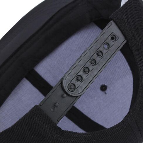 Boolavard Classic Snapback Hat Cap Hip Hop Style Flat Bill Blank Solid Color Adjustable Size in Saudi Arabia
