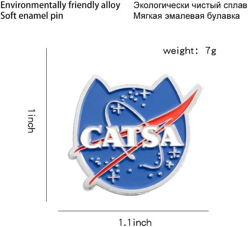 دبابيس زينة لمخلب القهوة على شكل قطة من Cat Planet Coffee Paw Pins Cats Club, 3.14in*3.14in*0.78in, بورسلين, بدون أحجار كريمة in Kuwait