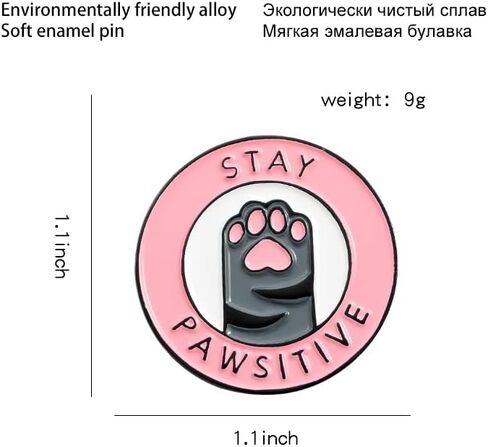 دبابيس زينة لمخلب القهوة على شكل قطة من Cat Planet Coffee Paw Pins Cats Club, 3.14in*3.14in*0.78in, بورسلين, بدون أحجار كريمة in Kuwait