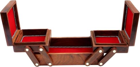 ITOS365 Handmade Wooden Jewelry Box/Case/Storage for Women Jewel Organizer Gift Items in Saudi Arabia