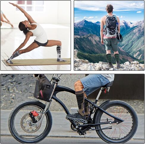 جوارب DarkCom للرجال والنساء للتزلج قابلة للتنفس، جوارب تزلج من صوف ميرينو دافئة ومريحة للتزلج على الجليد in Kuwait