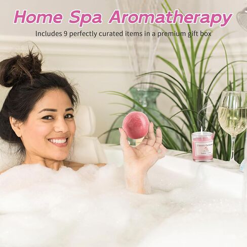 هدايا عيد ميلاد Giftota للنساء - سلة الهدايا - باقة العناية - صندوق هدايا فريد من نوعه - هدايا التفكير فيك - مجموعة هدايا الاسترخاء - أفضل الهدايا لها in Kuwait