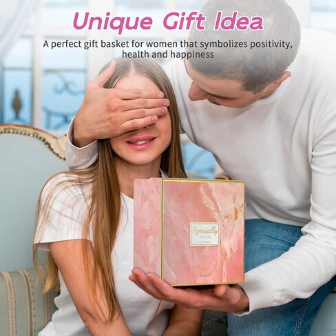 هدايا عيد ميلاد Giftota للنساء - سلة الهدايا - باقة العناية - صندوق هدايا فريد من نوعه - هدايا التفكير فيك - مجموعة هدايا الاسترخاء - أفضل الهدايا لها in Kuwait