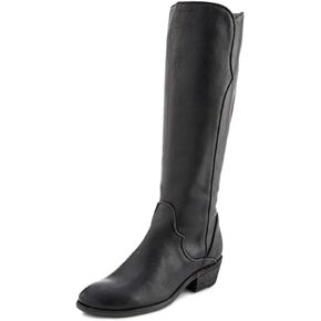 Frye Carson Piping Tall Boots for Women Made from Antiqued Pull-Up Leather with Western-Style Piping, Inside Zipper Closure, and Low Heel – 15" Shaft Height