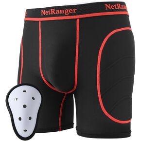NetRanger Youth Boys شورت منزلق مبطن مع كوب واقي لكرة القدم البيسبول in Kuwait