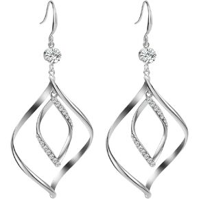 أقراط متدلية من BTOYM أقراط متدلية هندسية ذهبية أقراط طويلة على شكل سلسلة أقراط بوهو هدية مجوهرات للنساء والفتيات in Kuwait