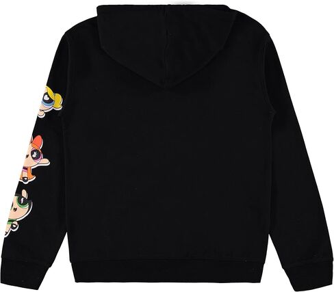 سويت شيرت بقلنسوة كلاسيكي للسيدات من POWERPUFF GIRLS - سويت شيرت بلوسوم بابل وباتركاب in Kuwait