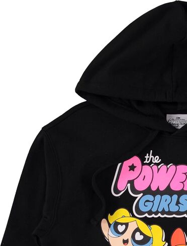 سويت شيرت بقلنسوة كلاسيكي للسيدات من POWERPUFF GIRLS - سويت شيرت بلوسوم بابل وباتركاب in Kuwait