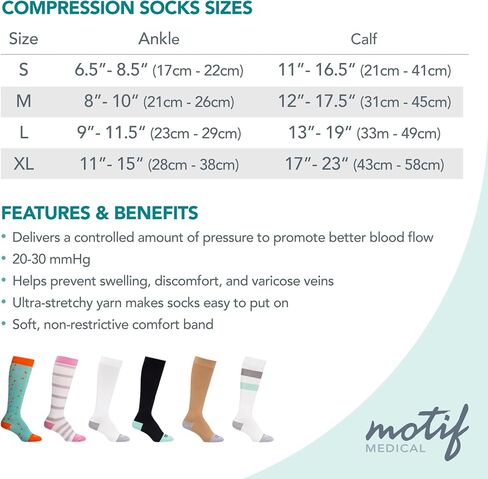 Motif Medical, Maternity Compression Socks, Must Have Items for Pregnancy in Saudi Arabia