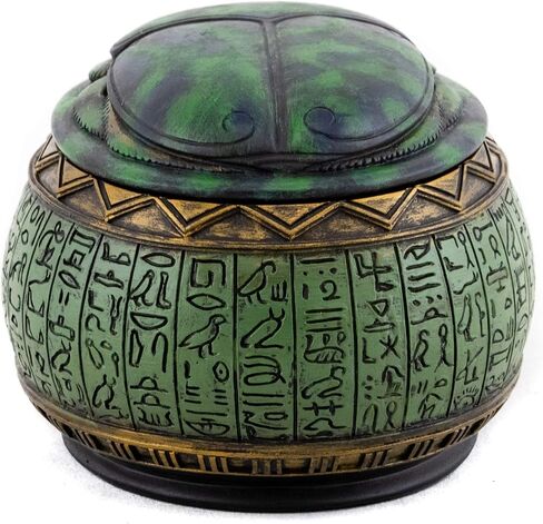 Top Collection 4" Hand Painted Resin Egyptian Scarab Jewelry Box in Saudi Arabia