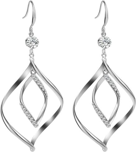 أقراط متدلية من BTOYM أقراط متدلية هندسية ذهبية أقراط طويلة على شكل سلسلة أقراط بوهو هدية مجوهرات للنساء والفتيات in Kuwait