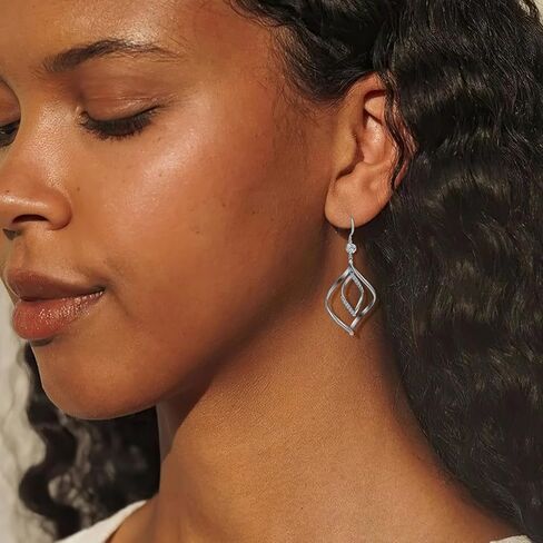 أقراط متدلية من BTOYM أقراط متدلية هندسية ذهبية أقراط طويلة على شكل سلسلة أقراط بوهو هدية مجوهرات للنساء والفتيات in Kuwait