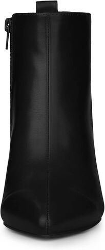 حذاء نسائي من Allegra K بمقدمة مدببة وسحاب جانبي وكعب ستيليتو للكاحل in Kuwait