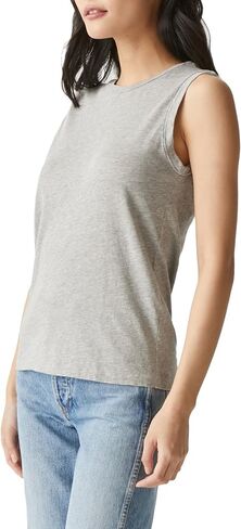 Michael Stars Relaxed Semi-Fitted Iris Classic Muscle Tee Made with 100% Cotton in Saudi Arabia