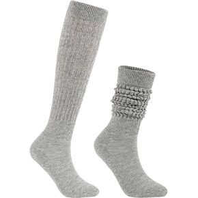 Besjybt 80s Slouch Socks for Women, Scrunch Knee High Socks Boot Socks in Kuwait