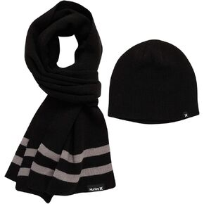 Hurley Men's Winter Hat Set - Beanie and Scarf in Saudi Arabia