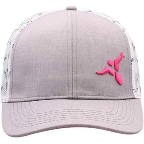 Wrangler Women's Patterned Bull Mesh Back Trucker Cap Charcoal in Saudi Arabia