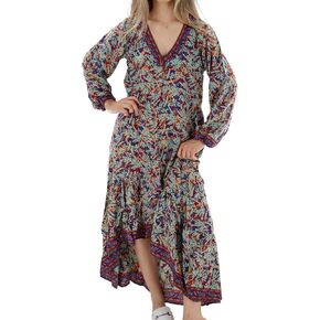 فستان طويل بطول الركبة للنساء من La Fiorentina in Kuwait