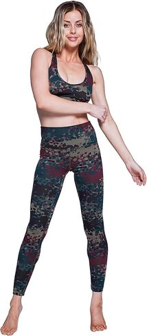 JO + JAX Studio Leggings، خصر عالي، حزام خصر مسطح عريض، أداء فائق النعومة، مطاط في 4 اتجاهات، للصالة الرياضية واليوجا والرقص in Kuwait