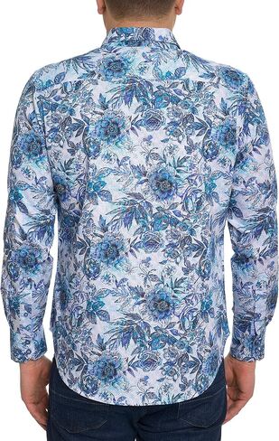 Robert Graham Men's Avers Long Sleeve Woven Button Down Shirt in Saudi Arabia