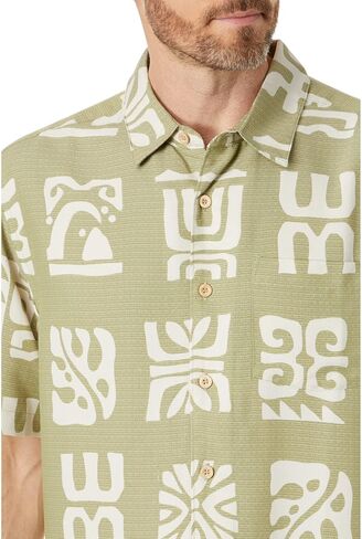 Quiksilver Men's Channel Paddle Button Up Woven Shirt in Saudi Arabia