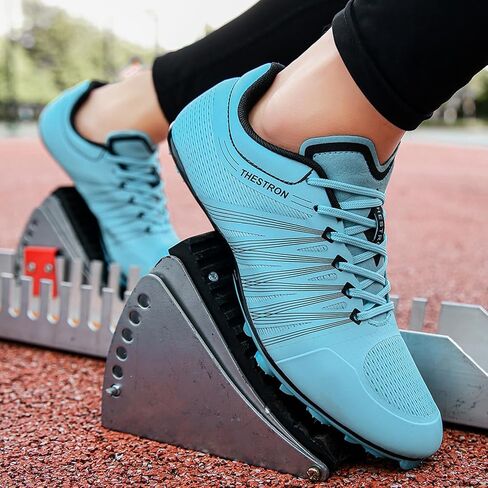 Zakey Track and Field Shoes Men Women Kids Spikes Sneakers Track Race Jumping Sneakers Girls Professional Running Nail Spikes Shoes Boys in Saudi Arabia