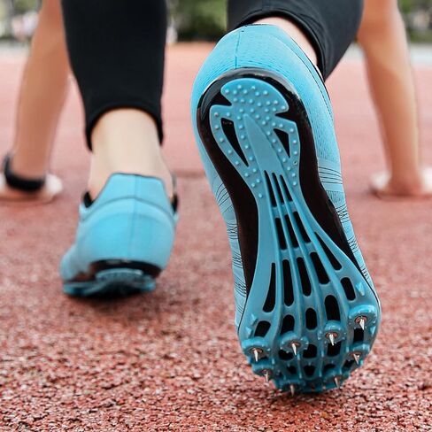 Zakey Track and Field Shoes Men Women Kids Spikes Sneakers Track Race Jumping Sneakers Girls Professional Running Nail Spikes Shoes Boys in Saudi Arabia