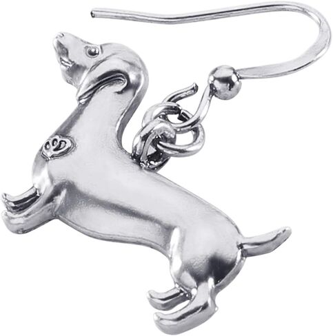 DUOWEI Cute Dachshund Earrings Dangle Jewelry Funny Weiner Dog Gifts for Women Girls Dog Lovers in Kuwait