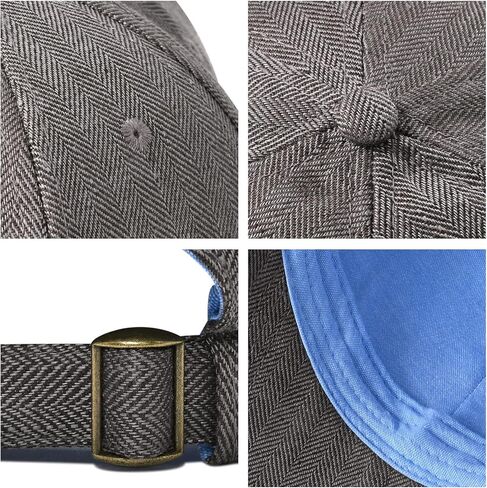 قبعة بيسبول من الكتان من BOTVELA للرجال قابلة للتنفس، قبعة صيفية للأب قابلة للتعديل، قبعة رياضية خارجية in Kuwait