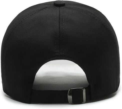 قبعة أبي العصرية للرجال قبعة بيسبول كلاسيكية عادية مع قمم مزدوجة الطبقة قبعة سائق شاحنة من القطن قابلة للتعديل بلون الفحم الناعم in Kuwait