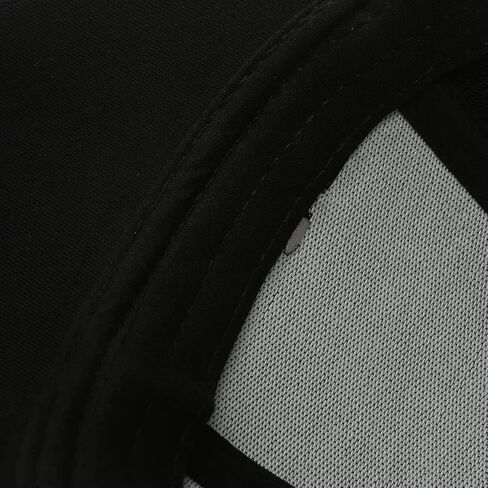 قبعة أبي العصرية للرجال قبعة بيسبول كلاسيكية عادية مع قمم مزدوجة الطبقة قبعة سائق شاحنة من القطن قابلة للتعديل بلون الفحم الناعم in Kuwait