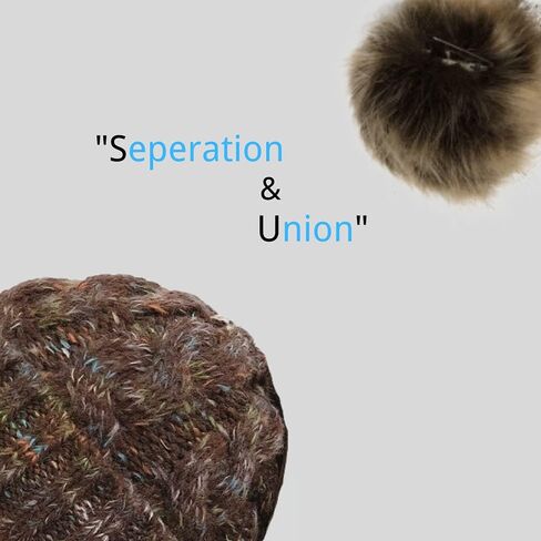 قبعة صغيرة شتوية محبوكة للنساء من VOASTEK، قبعة صغيرة للنساء على شكل ذيل حصان، قبعة صغيرة على شكل جمجمة للنساء| بوم قابل للإزالة in Kuwait