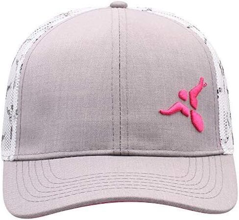 Wrangler Women's Patterned Bull Mesh Back Trucker Cap Charcoal in Saudi Arabia